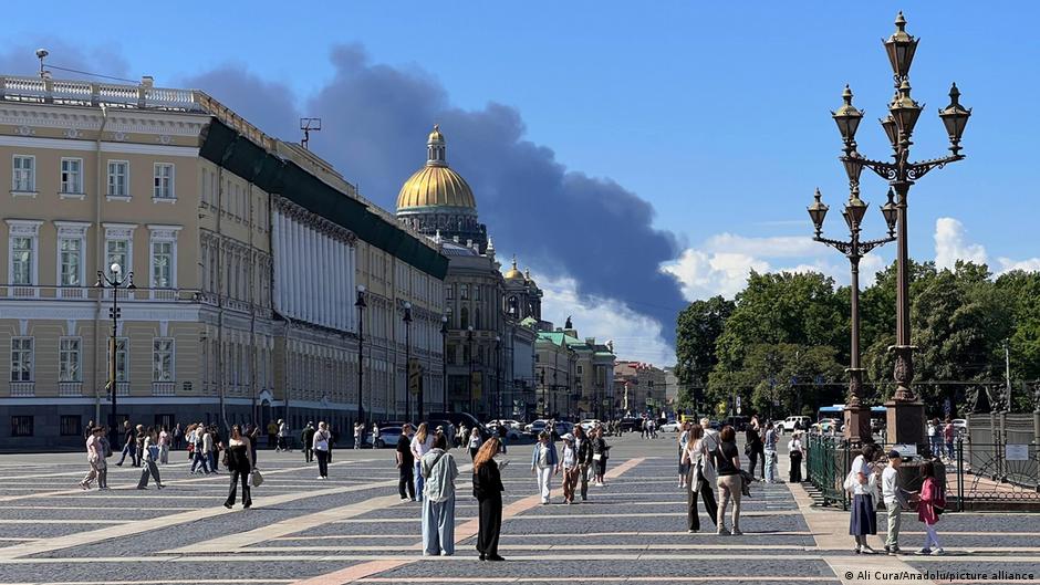 Oil terminal in St. Petersburg hit by Ukrainian drones