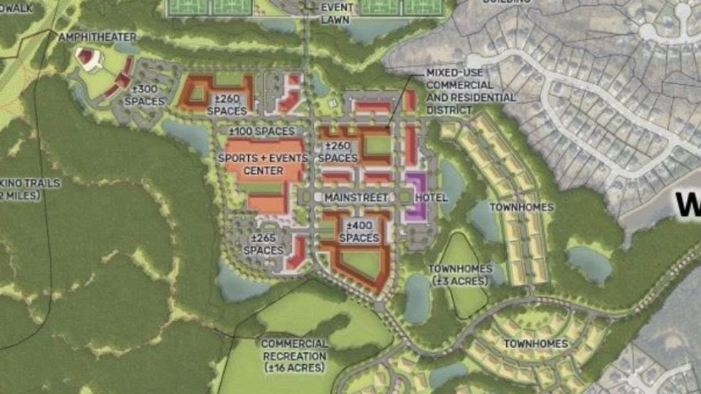 {p}The City of Jacksonville is preparing to begin work on the proposed Uptown Recreation and Entertainment Complex on the northwest side of the city.{/p}{p}The project site is located near the current end of Western Boulevard.{/p}{p}The city purchased the land in 2021.{/p}{p}Plans for the complex were drawn up in 2024.{/p}{p}No projected completion date has been announced.{/p}