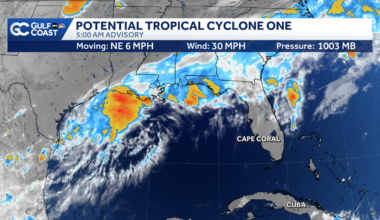 Tropical Storm Arthur may form today