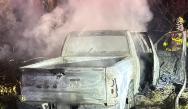 Driver found dead in burning vehicle in Martin County