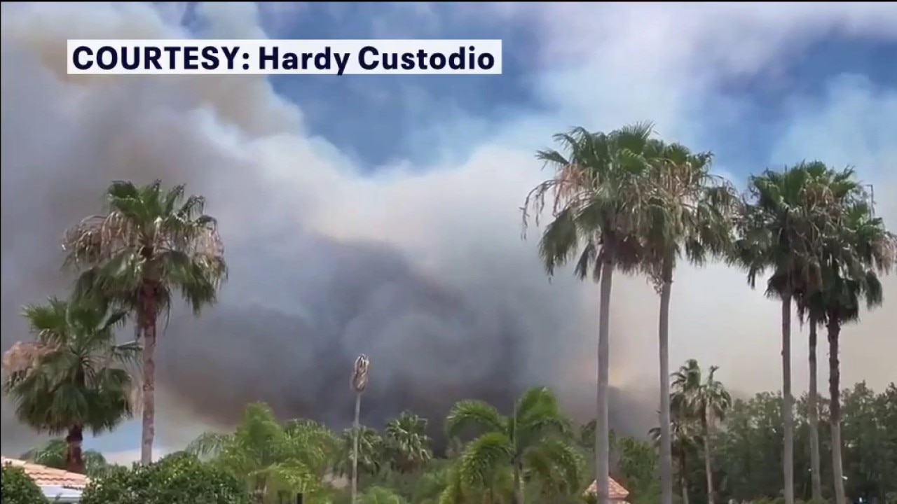 Homes evacuated due to brush fire