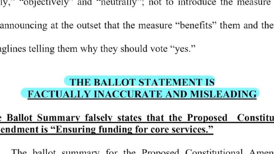 Lawsuit: Florida's property tax amendment 'biased, misleading'