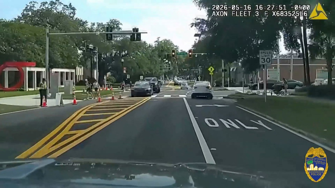 Jacksonville police release video of DUI arrest during Ironman triathlon