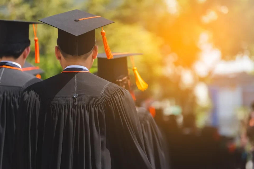 Graduates gearing up to walk in the ceremony for their diplomas Nopphon – stock.adobe.com