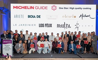 The Greater Miami Convention & Visitors Bureau recognized the destination’s 2026 Michelin Star and Bib Gourmand-awarded restaurants, presenting them their honorary plaques during the organization’s State of the Travel & Tourism Industry event.