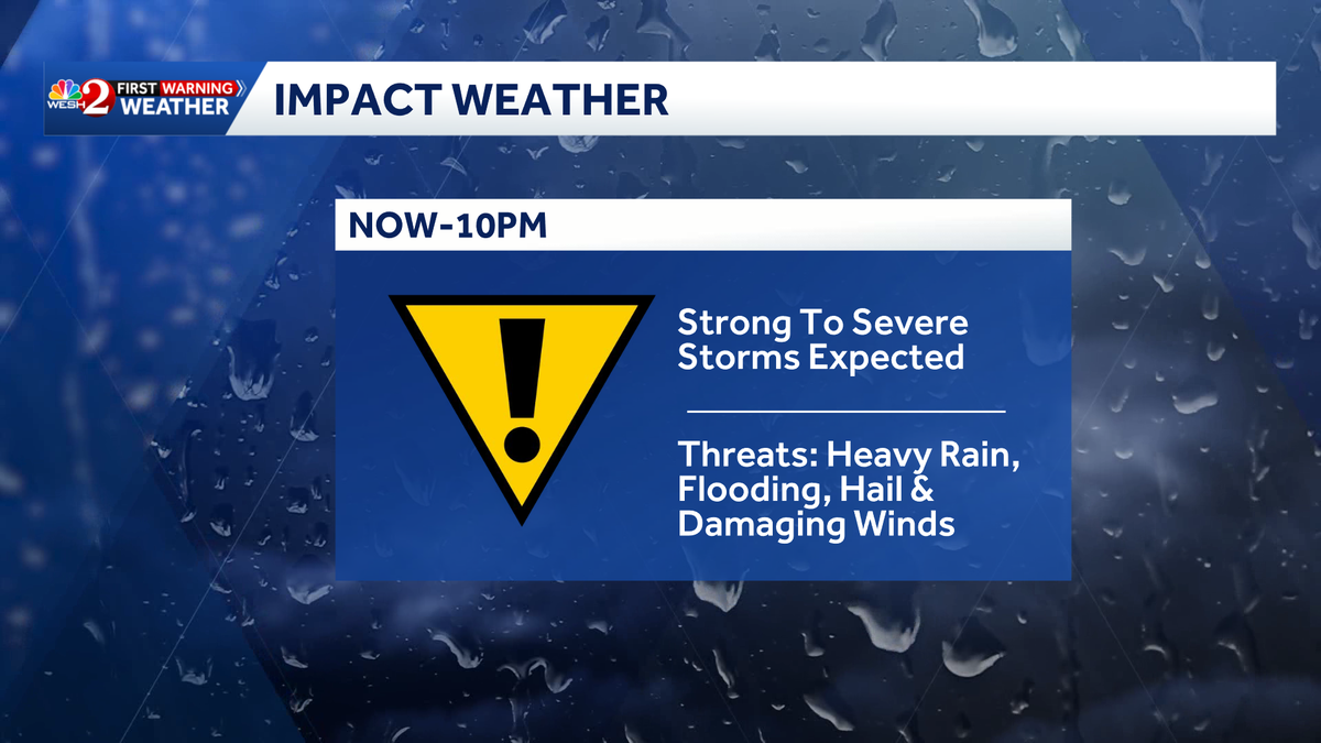 Possible flooding in Central Florida after evening storms