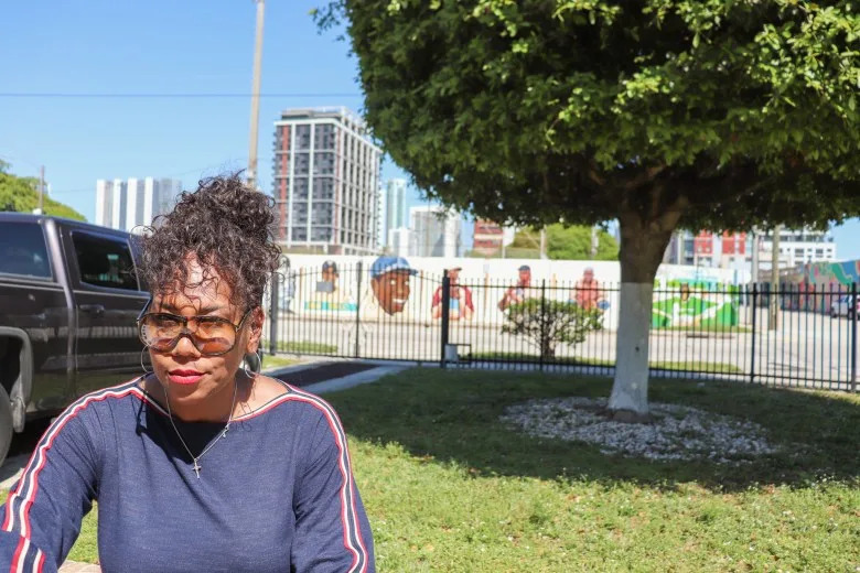 Nikki Floyd’s Miami community is on the front lines of climate gentrification, as property investors search for land on higher elevation. (Adam Mahoney/Capital B)