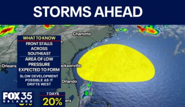 Orlando weather: Storms ahead occurring near the I-4 corridor