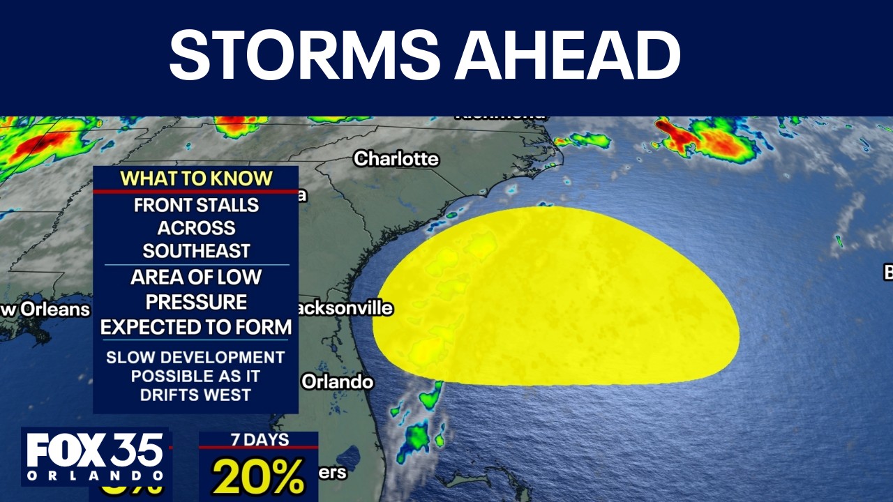 Orlando weather: Storms ahead occurring near the I-4 corridor
