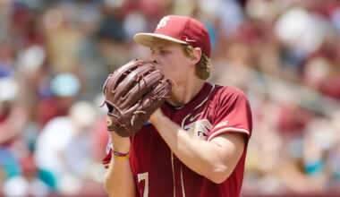 Where does FSU baseball's pitching stand ahead of Tallahassee Regional final?