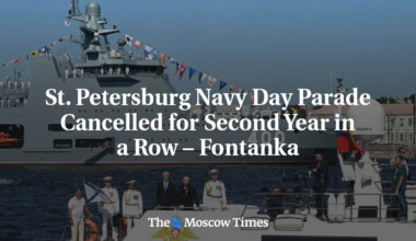 St. Petersburg Navy Day Parade Cancelled for Second Year in a Row – Fontanka