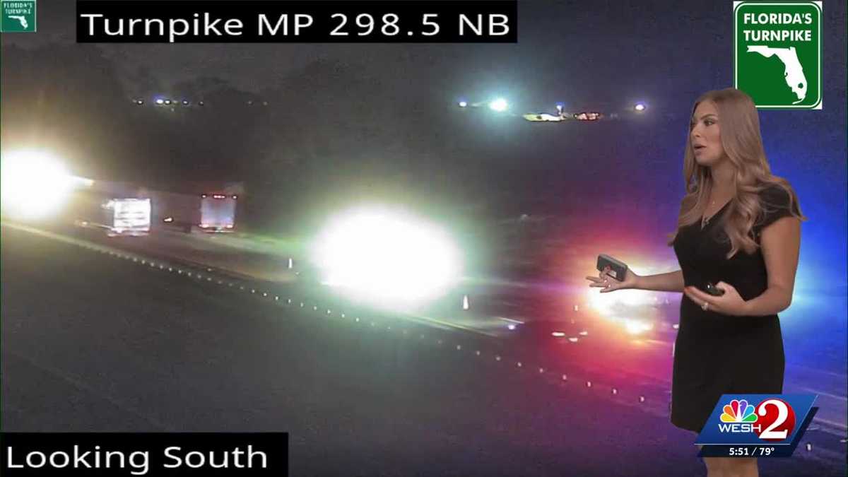 Major crash shuts down stretch of Florida's Turnpike in Wildwood
