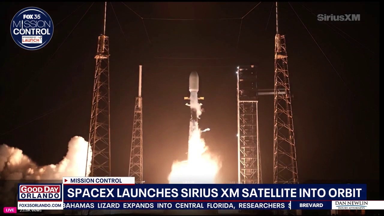 SpaceX launches SiriusXM satellite into orbit