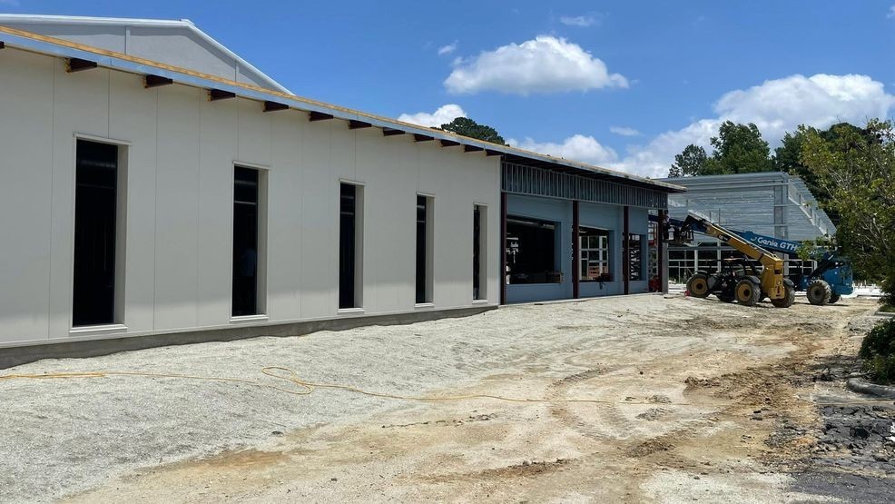 {p}Construction continues at the New River YMCA - Onslow.{/p}{p}The work includes the extended front of the building and the entrance area.{/p}{p}Officials hope to have construction completed by the end of 2026.{/p}