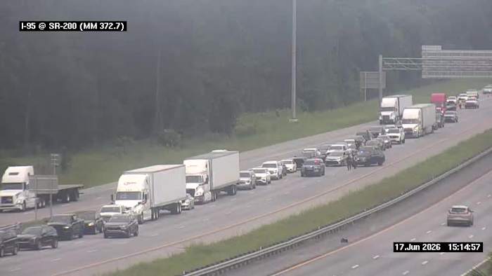 Motorcyclist killed in crash on I-95 in Nassau County
