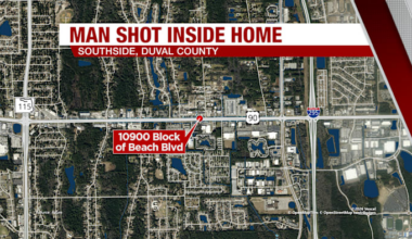 JSO: Man injured after stray bullet enters home