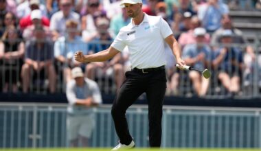 A year after smashing a locker, Wyndham Clark finds himself leading at another US Open – Orlando Sentinel