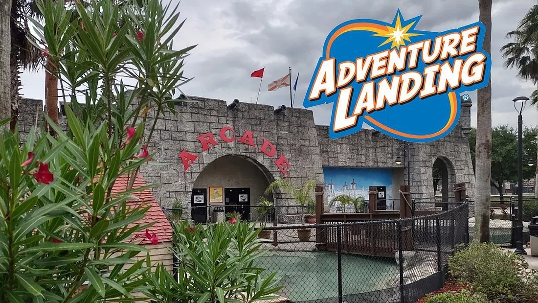 The arcade at Adventure Landing in St. Augustine.