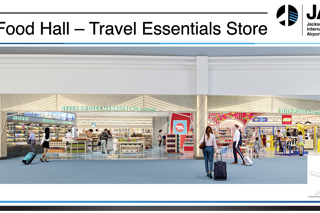 For Legos on the go, three travel essentials shops are in permitting at Concourse B