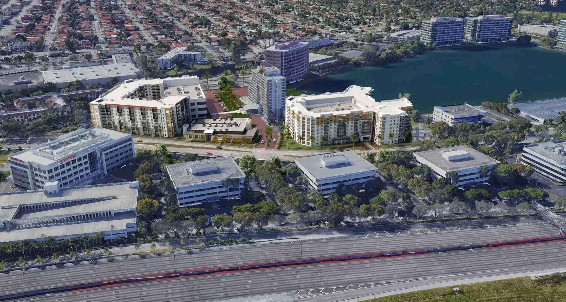 Miami-Dade County Commission Approves 600-Unit Residential Redevelopment At 5800 Blue Lagoon Drive in Miami