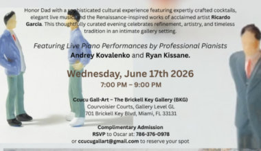 Celebrate Father’s Day with Art, Music, and Culture on Brickell Key