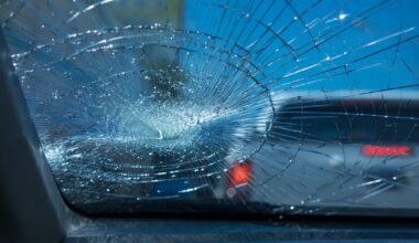 car accident. inside car front glass car are broken. image for car,vehicle,transportation,accident concept