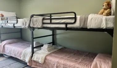 Beds in the new Goff Family Shelter in St. Augustine .