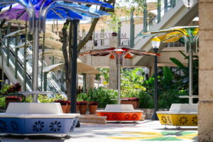 Bouquet, an interactive floral art installation, now open at Shops at Merrick Park