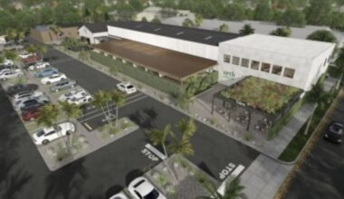 Rendering of the proposed wellness campus at Cass United on West Cass Street in Tampa.