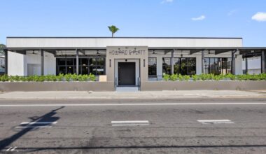 Exterior view of Howard & Platt, the new restaurant opening July 17 in the former TC Choy's building on South Howard Avenue in Tampa.