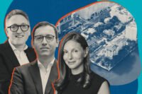 Cain’s Jonathan Goldstein and Kushner’s Laurent Morali and Nicole Kushner Meyer with 614 and 720 Northeast 27th Street