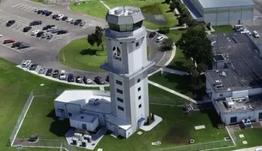 The control tower at Cecil Airport