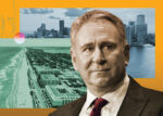 Ken Griffin in the center, with Brickell (right) and Palm Beach (below)