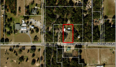 City documents show the 1.16-acre parcel outlined in red along Kelly Park Road that is proposed for annexation into the city of Apopka for future commercial development.  