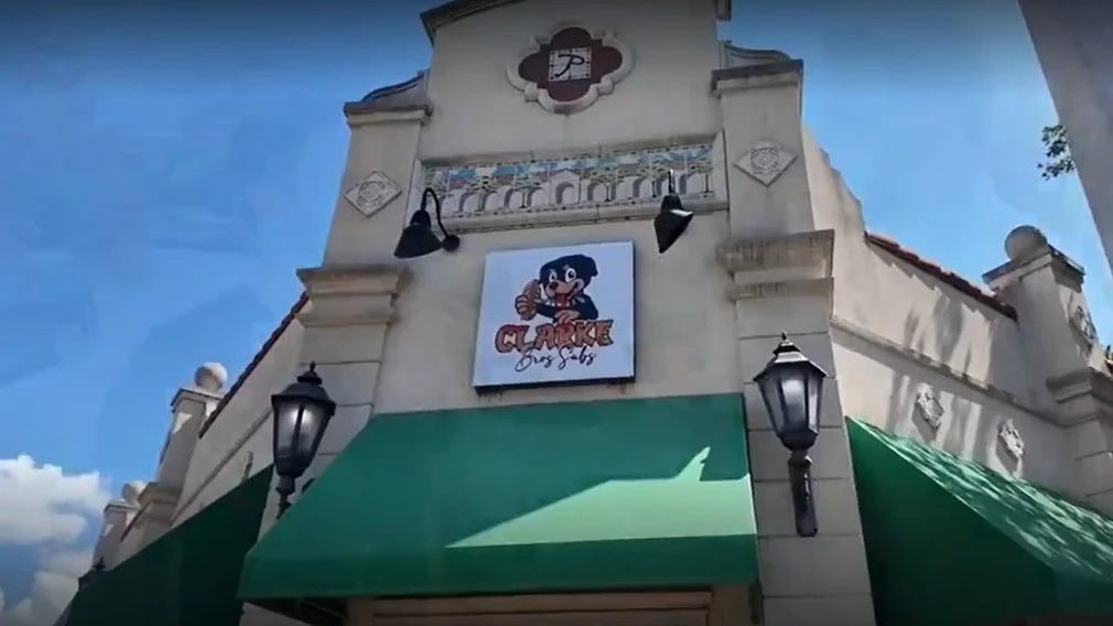The sign on Clark Bros., one of the restaurants that announced it is closing.
