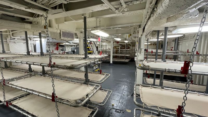 Crew Quarters and Mess Hall: Life Below Deck Crew Quarters and Mess Hall: Life Below Deck
