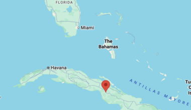 Residents report shaking after earthquake near Cuba