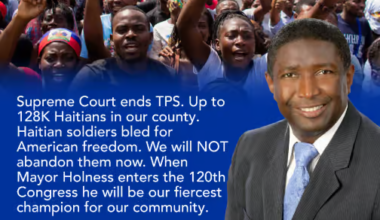 Dale Holness Condemns End of Haitian TPS Protections
