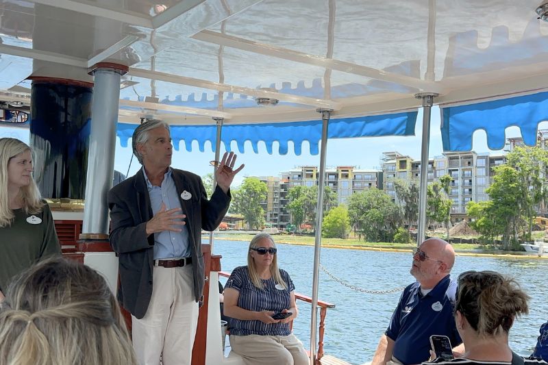 Disney Lakeshore Lodge construction tour with Disney Imagineering representatives - Photo by Dani Meyering