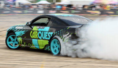 Drifing at Mustang Week