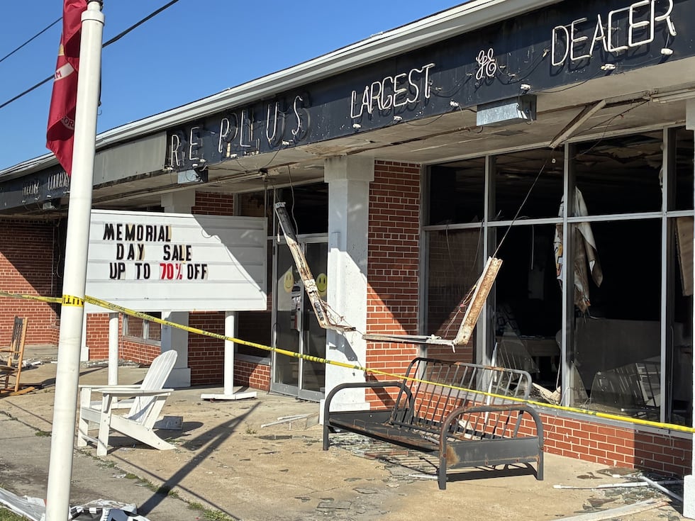 Furniture Plus fire aftermath