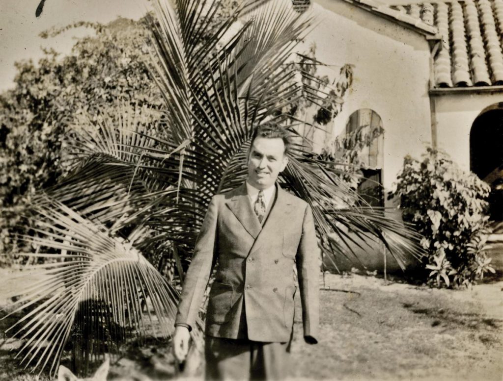 Edwin Arnold Menninger's his early years in Stuart (circa 1930). Photo courtesy of Martin Digital History