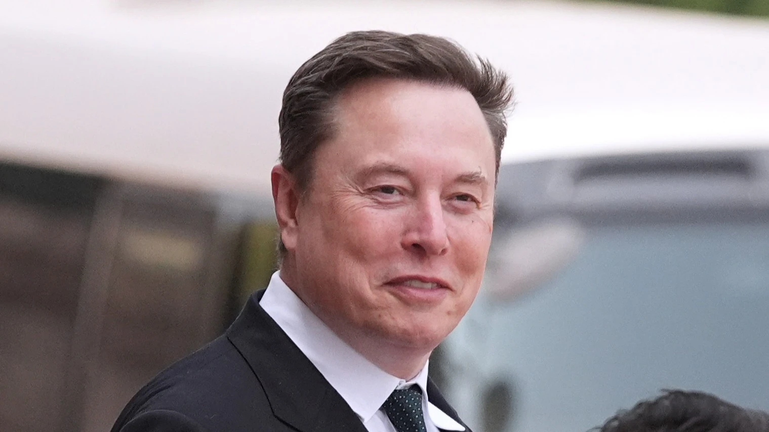 Elon Musk in Beijing China.