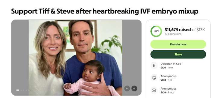 Custody agreement reached for Florida baby at center of IVF mix-up, court documents say
