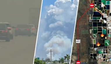 Miami-Dade fires today burn thousands of acres in Everglades – NBC 6 South Florida