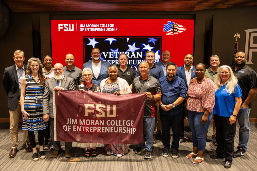 Florida State University’s Jim Moran College of Entrepreneurship has graduated the first cohort of its Veteran Entrepreneurship Certificate Program in Leon County.