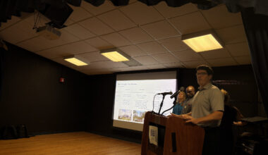 Foundation Vision Partners presenting their proposal for the Historic Gas Plant District at the Sunshine Center. Photo by Luiza Campos.
