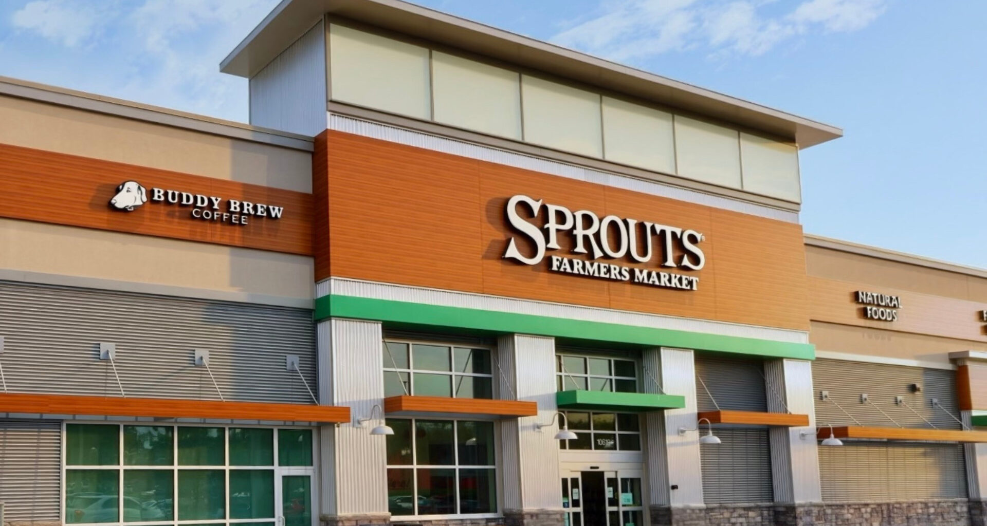 Exterior of a grocery store