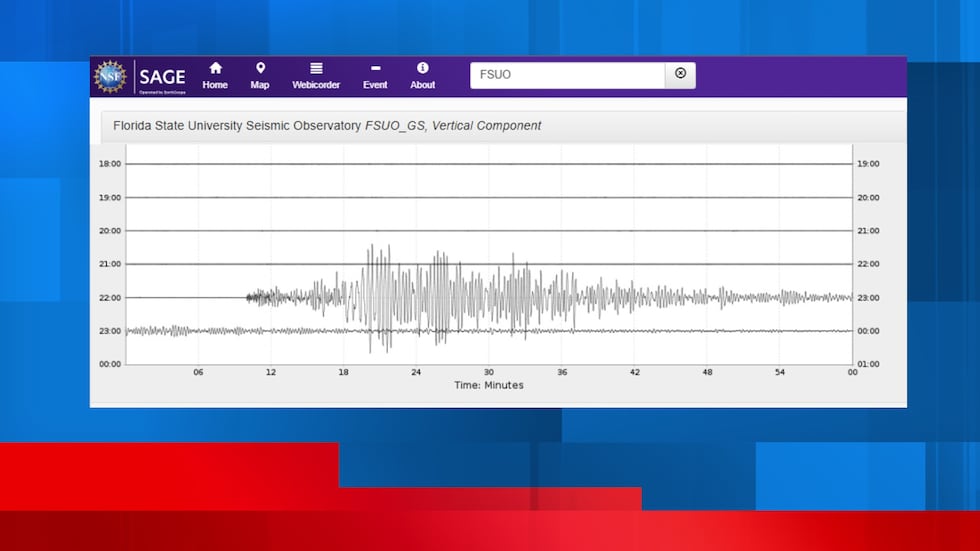 FSU/NSF seismometer detects Venezuelan earthquake