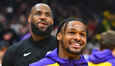 Bronny James, LeBron James, Lakers